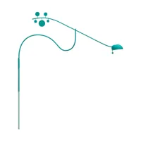 noon lampe murale juno turquoise-turquoise
