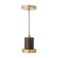 bloomingville lampe de table portable chico ø10x30 cm brass