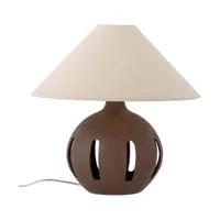 bloomingville lampe de table liana ø40,5x40,5 cm brown