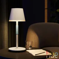 philips hue white & color ambiance go lampe de table led sur batterie, rvbb, 40457100,