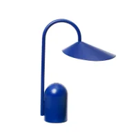 lampe à poser - arum portable bleu