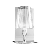 lampe à poser - take l 18,5cm x p 17.5cm x h 30cm cristal polycarbonate transparent