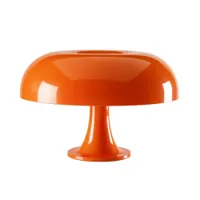 lampe à poser - nesso résine diam 54cm x h 34cm orange
