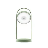 lampe à poser - giravolta 1799 vert sauge ø 15 x h 33 cm