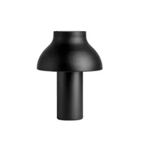 lampe à poser - pc table noir s : ø 25 x h 33 cm