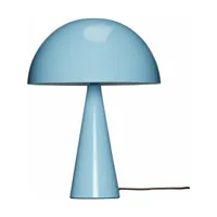 lampe champignon en fer bleu clair 33 cm mush mini - hübsch
