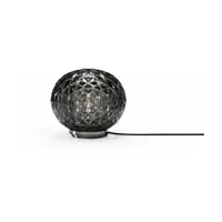 lampe de table avec fil grise mini planet - kartell