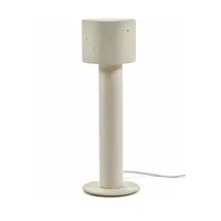 lampe à table en grès beige 12 x 39 cm clara 01 - serax