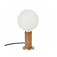lampe à poser en bois de noyer 15 x 28 cm knuckle v2 - tala