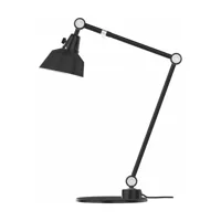 lampe de table en aluminium noir avec bras 40/30cm modular typ 551 - midgard
