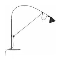 lampe de table en acier noir avec câble noir small ayno - midgard