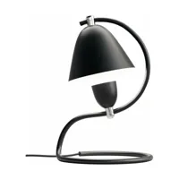 lampe à poser en acier noir 42 x 265 cm klampenborg - audo