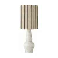 lampe de table en grès naturel 23 x 60 cm emilia - bloomingville