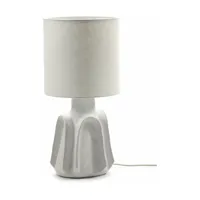lampe à poser en grès blanc 25 x 53 cm billy - serax