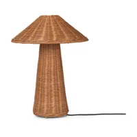 lampe de table en rotin naturel dou - ferm living