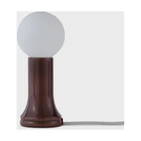 lampe de table en verre marron shore - tala