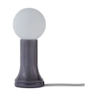 lampe de table en verre gris fumé shore - tala