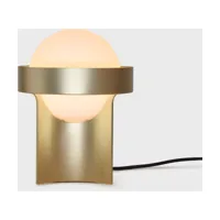 lampe de table en aluminium doré loop - tala
