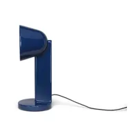 lampe de table en céramique bleu marine 50 cm céramique side - flos