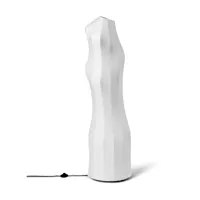 lampadaire organique en polymère blanc 140cm dae - ferm living