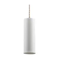 suspension en porcelaine blanc 8,5x25 cm olympia n°4 - serax