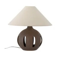 lampe de table en grès marron liana - bloomingville