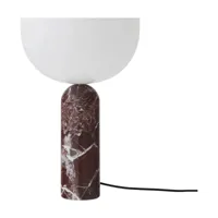 lampe de table en marbre rosso levanto 45cm kizu - new works