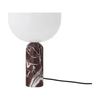 lampe de table en marbre rosso levanto 35cm kizu - new works