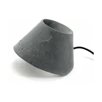 lampe à poser grise 15 cm eaunophe indoor - serax