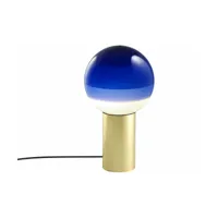 lampe en laiton bleue 22,2 x 12,5 cm dipping light - marset