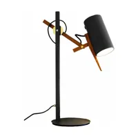 lampe en bois noire 59,2 cm scantling - marset