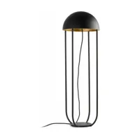 lampadaire en métal noir et or jellyfish - faro barcelona