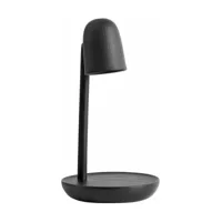 lampe en bois noir 29 x 16 cm focus - muuto