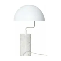lampe à poser en marbre et métal blanc 48 x 38 cm - hübsch