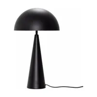 lampe à poser en métal noir 52 cm cône - hübsch