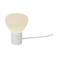 lampe en aluminium blanc 17 cm parc n°1- lambert & fils