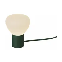 lampe en aluminium vert 17 cm parc n°1- lambert & fils