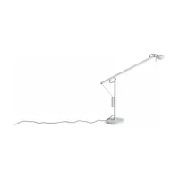 lampe de table en aluminium grise 45 x 16,5 cm fifty fifty mini - hay