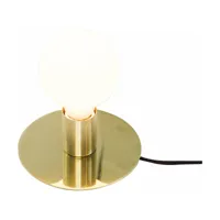lampe de table en laiton 16,5 x 15,2 cm dot - lambert & fils